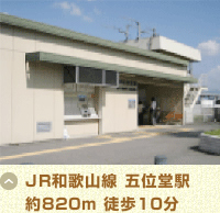 JR和歌山線 五位堂駅 約820m 徒歩10分